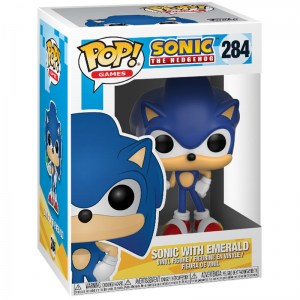 Sonic with Emerald Funko Pop2